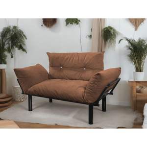 Poltrona da salotto elegante da camera marrone - Product Image 5