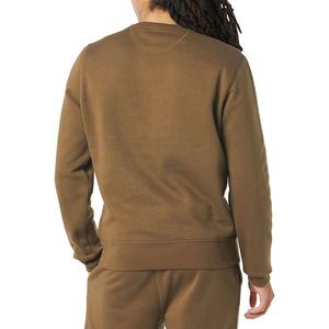 100% coton 300gsm poids lourd unisexe grande taille à manches longues goutte épaule thermique sweat brodé col rond blanc hommes - Product Image 2