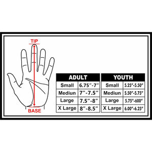 Gants de baseball légers, souples et durables, en cuir antidérapant, avec trous d'aération, double couture, pour jeunes joueurs de softball. - Product Image 6