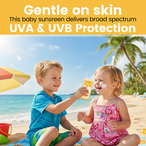 Protector Solar Mineral en Barra para Bebés, SPF 50, Manteca de Cacao, Resistente al Agua 80 Minutos, Precio al por Mayor, Marca Privada, 100% Mineral, OEM/ODM - Product Image 4