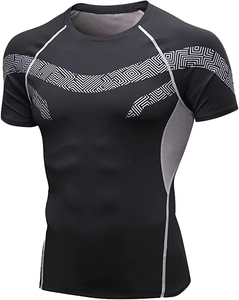 Camisetas Deportivas de Manga Larga con Cuello Redondo, Transpirables y de Compresión para Hombre, Diseño Personalizado, Nueva Colección de Alta Calidad, Spandex/Poliéster - Product Image 1