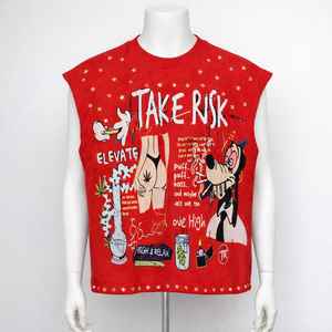 T-shirt graphique tendance pour homme, style streetwear américain Y2K, délavé à l'acide, sans manches, très vendu - Product Image 2