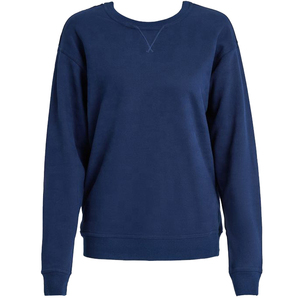 Sweat-shirt d'hiver pour femme, doux et chaud, coupe ample, style décontracté, 100% coton molletonné, respirant, idéal pour le quotidien et le streetwear - Product Image 1