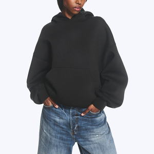 Sudadera Extra Grande para Mujer PHANTOM IMPEX, Logotipo Bordado, Bolsillo Delantero, Forro Polar de Algodón, Hombros Caídos, Transpirable, Forrada, Manga Larga - Product Image 6