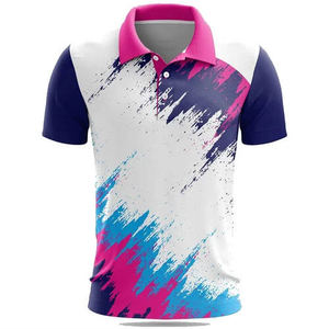 Chemises pour hommes respirantes et personnalisables avec impression numérique, en tissu polyester-coton satiné, manches courtes et options de logo personnalisé - Product Image 5