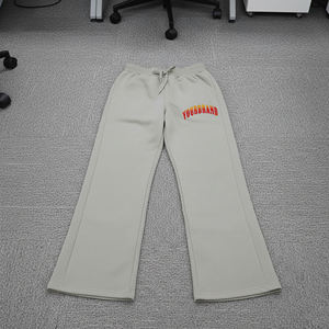 Best-Selling Polyester/Cotton 300g Fleece Heavyweight Women's Sweatpants Flat Front Lace Winter Casual Trousers <b>Pants</b> - Product Image 1