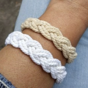 2026 Hot Selling Handmade Blue Hemp <b>Rope</b> <b>Bracelets</b> Braided Unisex Casual Sporty Gift Jewelry - Product Image 2