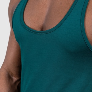 Débardeur de compression amincissant pour homme, style streetwear, 100% coton respirant, avec badge, vente chaude - Product Image 4