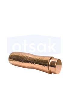 OTSAK Bouteille d'eau portable en cuivre martelé de luxe moderne et écologique de qualité supérieure pour le bureau, l'extérieur et la maison 34oz 1000ml - Product Image 4