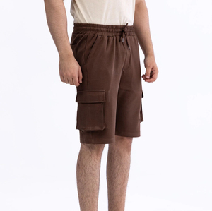 Best Quality Customized Your Own Logo Thick Workout Gym <b>Shorts</b> Man Summer Cotton Cargo Pocket <b>Sweat</b> <b>Shorts</b> <b>Men</b> Solid Color - Product Image 4