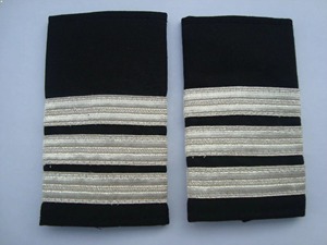 Custom Airline Captain Shoulder Badge Plates Embroidered Pilot Epaulettes <b>Comfortable</b> Professional Logo Supply - Product Image 5