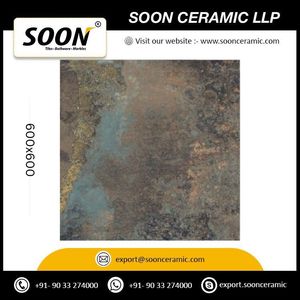 กระเบื้องบุผนังลายหินอ่อนเซเปียสีน้ำตาลเข้มแบบโมเดิร์น เคลือบเงา ขนาด 600x600 มม. ลายหินธรรมชาติ สำหรับตกแต่งภายใน - Product Image 5