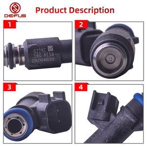 Injecteur de carburant DEFUS conçu pour une longue durée de vie, OEM 28264039 pour Kingrun <span class=keywords><strong>EWORK</strong></span> 270 ASC 270 LSC 2010 1.1L, injecteurs essence - Product Image 2