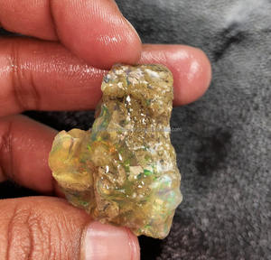 Super Natural Welo Fire 37.80X29.02 37.03X24.42 mm Ethiopian <b>Opal</b> Oil Rough Loose Gemstone Grade Third Party Certified DIY - Product Image 4