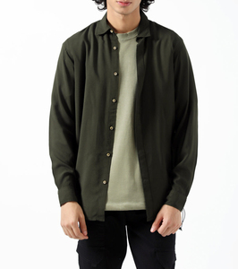 <b>Men</b> Three Quarter Sleeved Adult Double Breasted Satin <b>T</b>-<b>shirt</b> <b>Cool</b> Feeling Summer Breathable Thin Casual ODM <b>Shirt</b> - Product Image 6