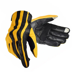 Guantes de Motocicleta Impermeables para Invierno, Antideslizantes, Resistentes a Impactos, con Pantalla Táctil, Dedos Completos, Deportivos, de Cuero y Carbono - Product Image 1