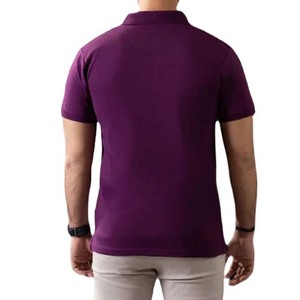 T-shirt polo homme 100% coton, col polo, design personnalisé de haute qualité, couleur unie, manches courtes - Product Image 6
