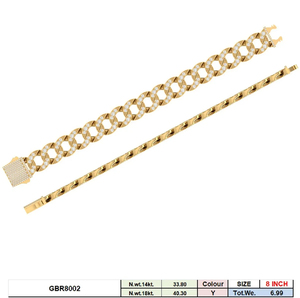 Bracelet cubain en or 14 carats plaqué rhodium, diamants CVD cultivés en laboratoire F VVS VS, maillons pavés glacés, bijoux de luxe hip-hop, unisexe - Product Image 5