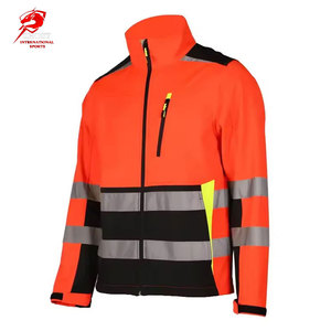 Vestes de sécurité respirantes, veste de travail haute visibilité avec coupe confortable pour travaux routiers, construction, entretien et activités de plein air - Product Image 1