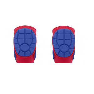 Genouillères rouge et bleu en EVA, épaisses, respirantes, protection complète, unisexe, toutes saisons, multisports - Product Image 1