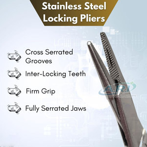 Portaagujas Recto de Acero Inoxidable, Instrumento Quirúrgico Profesional para Médicos y Hospitales - Product Image 5