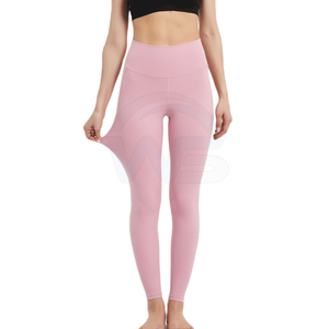 WASI SPORTS Vente directe d'usine Leggings pour femmes de haute qualité en Spandex/Polyester respirant avec taille élastique pour le fitness Nouveauté - Product Image 3