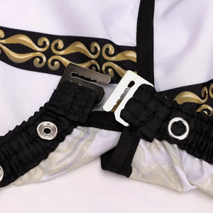 Vente en gros de capes de barbier en tissu premium, tabliers de coiffeur, logo personnalisé, haute qualité, usage en salon, ODM 2026 - Product Image 6