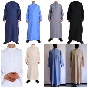 Túnica Premium Básica para Hombre, Abaya Musulmana Modesta, Thawab Saudí, Thawab Árabe, Juba con Botones Delanteros y Bolsillos, Túnica Thawab para Hombre - Product Image 5