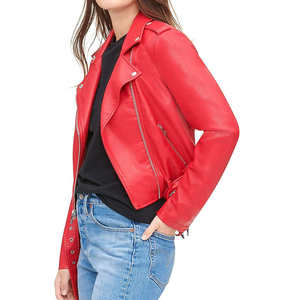 Veste d'hiver en cuir d'agneau noir véritable sur mesure, coupe ajustée, veste pour femmes - Product Image 5