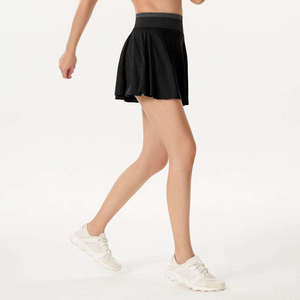 2026 Luxury Breathable Active Wear for Women Custom Logo Tennis Dress Short <b>Skirt</b> Strapless Spandex/Cotton OEM - Product Image 3