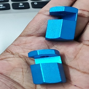 ขอบยึดทองเหลือง อะไหล่เหล็กกล้าไร้สนิม ผลิตด้วยเครื่อง CNC สำหรับระบบไฮดรอลิก ป้องกันสนิม ความคลาดเคลื่อน 0.01 มม. ผลิตด้วยวิธีตัดลวดด้วยไฟฟ้า - Product Image 3