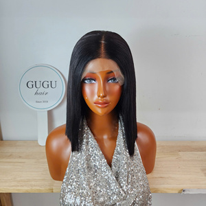 วิกผมบ๊อบตรง Gugu Hair Bone Straight ทำจากผมแท้เวียดนาม สีธรรมชาติ ไม่ใช่ผม Remy  วิกแบบไม่มีกาวติดด้านหน้า  ความหนาแน่น 150%-250% ทุกขนาด - Product Image 4