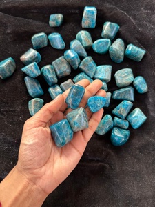 Agate Rais de Haute Qualité, Pierre Naturelle Bleue, Billes Roulées, Pierres de Gujarat pour la Décoration de Table à Domicile et la Thérapie par la Guérison - Product Image 1