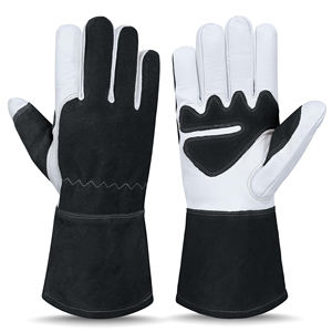 Gants de sécurité de soudage personnalisés de qualité supérieure, résistants à la chaleur pour travaux métalliques, durables, antidérapants pour écran. - Product Image 1