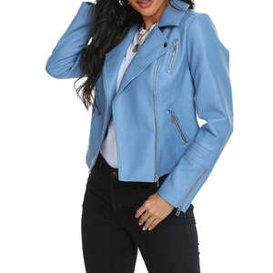 Chaquetas de Cuero de Moda para Mujer, Diseño Personalizado de Alta Calidad, Nueva Llegada, Precio Económico, Chaquetas Genuinas para Mujer - Product Image 5