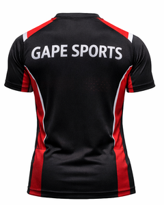 Best Quality <b>Customized</b> BJJ MMA Rash Guard Short Sleeve Anti-Bacterial Eco-Friendly Unisex Polyester Spandex <b>Compression</b> 180g - Product Image 3