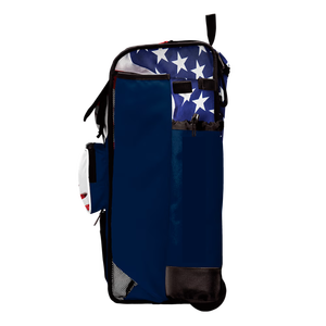 Custom Baseball Bat Backpack with <b>Shoe</b> Compartment Helmet Storage Glove Pocket Fence Hook and Water Bottle <b>Holder</b> - Product Image 3