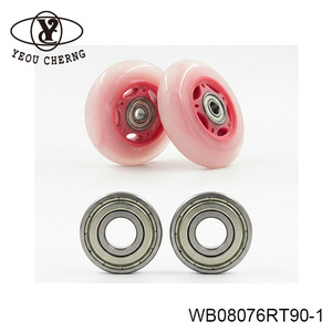 อุปกรณ์กีฬา ล้อ PU ขนาด 76x24 มม. สำหรับผู้ขายอีคอมเมิร์ซ รับสั่งทำจำนวนน้อย - Product Image 5