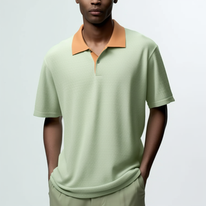 <b>Clothes</b> Manufacturer Men Custom Polo T-shirt 62%polyester 38%rayon Custom Men's Polo Shirts With Embroidery Logo - Product Image 6