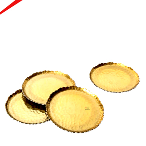 Sous-verres en bois de style exclusif, forme ronde, pour la maison et l'hôtel, pour servir des tasses à thé et à café sur la table - Product Image 3