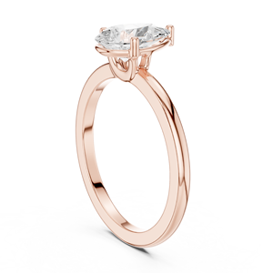Bague en diamant taille poire, Bague en diamant de laboratoire, Bague solitaire taille poire, Bague de fiançailles solitaire, Bague de fiançailles, Bague de mariage, Bague de promesse - Product Image 4