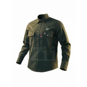 Chemise ignifuge résistante aux flammes NFPA 2112 CAT 2 pour le soudage, manches longues, 100% coton, respirante, pour hommes, usage industriel - Product Image 5