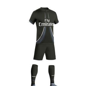 Maillots de football personnalisés pour adultes et enfants, ensemble short et maillot en polyester respirant à séchage rapide, équipement de football - Product Image 6