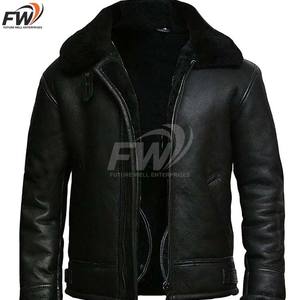 Chaquetas de Cuero Suave Estilo Urbano Personalizadas de Primera Calidad, Nuevas, al por Mayor, con Cierre y Revestimiento, Estilo Vintage para Invierno - Product Image 4