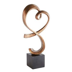 Escultura Metálica de Alta Calidad, Diseño Moderno de Montaña Dorada, Estatua para Decoración de Hogar u Oficina, Adorno de Lujo, Regalo Artesanal - Product Image 2
