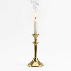 Classic Aluminum Handmade Eco-Friendly Pillar Shape <b>Candlestick</b> <b>Holder</b> for Birthday Home Living Room Decoration - Product Image 1