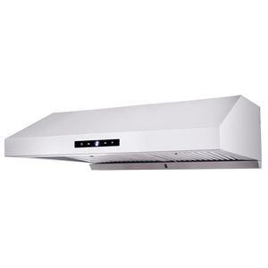 Cappa aspirante da cucina a doppio motore senza condotto con ventola di scarico a 3 velocità e filtro permanente in acciaio inossidabile 2 - Product Image 5