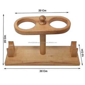 Corne à boire authentique avec support | Verres de bar médiévaux et décoration intérieure Mug traditionnel de style viking - Product Image 1