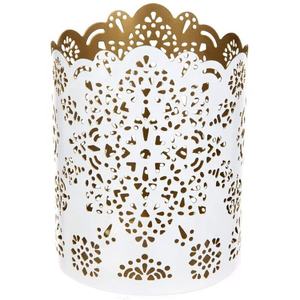 Votif en fer doré coloré pour la décoration, boîte de rangement pour la maison, 3 tailles et couleurs personnalisées - Product Image 4