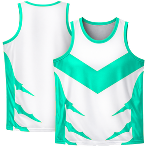 เสื้อฝึกซ้อมบาสเก็ตบอลสำหรับผู้ชายมืออาชีพ โพลีเอสเตอร์ 100% น้ำหนักเบา 140 กรัม แห้งเร็ว สีพื้น - Product Image 6